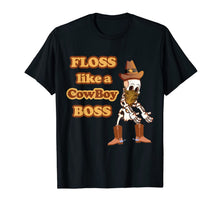 Load image into Gallery viewer, Funny Kids Floss Like Cowboy Boss Skeleton Emote Skull Dance T-Shirt