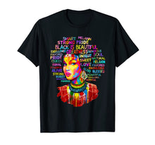 Load image into Gallery viewer, Africa Afro Girl Black History Month Gift for Girls Women T-Shirt-138484