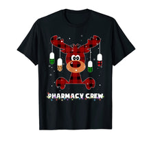 Load image into Gallery viewer, Red Plaid Reindeer Pharmacist Pharmacy Crew Christmas Gift T-Shirt-1449430