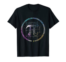 Load image into Gallery viewer, Pi novelty circle watercolor shirt for Pi Day T-Shirt-428799