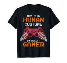 Load image into Gallery viewer, Halloween Gamer Video Games Human Costume Boys Teens Gift T-Shirt