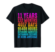 Load image into Gallery viewer, 11 Years Old 11th Birthday Retro Vintage Boys Girls T-Shirt