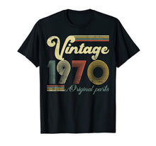 Load image into Gallery viewer, 50 Years Old - Made in 1970 - Vintage 50th Birthday T-Shirt-20761
