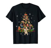 Load image into Gallery viewer, Sloth Christmas Tree Lights Funny Sloth Xmas Gift T-Shirt