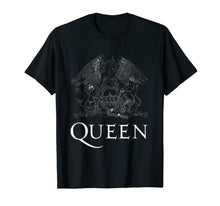 Load image into Gallery viewer, Queen Official Classic Crest Logo White T-Shirt