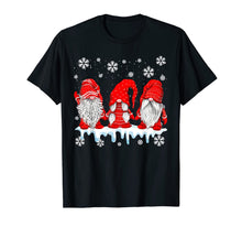 Load image into Gallery viewer, Three Gnomes In Red Costume Christmas Gift Funny X-mas Tee T-Shirt