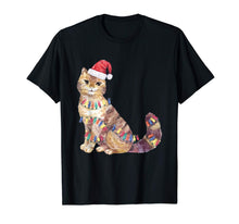 Load image into Gallery viewer, Santa Cat Christmas Lights Cat Lover Gift Cat Christmas Gift T-Shirt