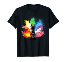 Load image into Gallery viewer, Elemental Fox Kitsune Shirt Kawaii Foxy Coloring Japan Furry T-Shirt-1301363
