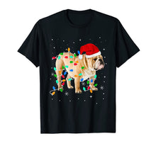 Load image into Gallery viewer, Funny English Bulldog Christmas Light Gifts Xmas T-Shirt