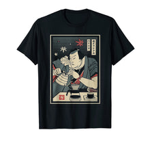 Load image into Gallery viewer, Funny BARISTA Samurai lover gift, barista samurai Japanese T-Shirt