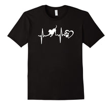 Load image into Gallery viewer, I Love My Lab Dog Heartbeat T-Shirt