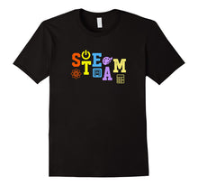 Load image into Gallery viewer, STEAM Science Tech Engineering Art Design Math Cool T-Shirt