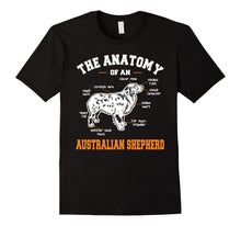 Load image into Gallery viewer, The Anatomy Of An Aussie T-shirt Aussie Dog Shirt