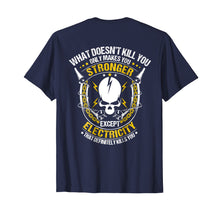 Load image into Gallery viewer, Electrician Funny T-Shirt Electricity Sparky Humor
