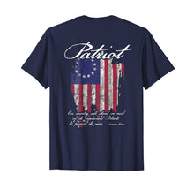 Load image into Gallery viewer, Patriot 1776 American Flag Founding Fathers Quote T Shirt