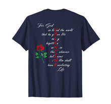Load image into Gallery viewer, Christian Valentine's John 3:16 For God So Loved the World T-Shirt-1403595