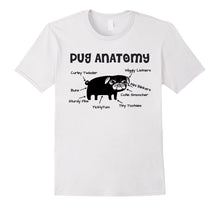 Load image into Gallery viewer, Pug Anatomy Cute Funny T Shirt Gifts Sarcastic Novelty Humor