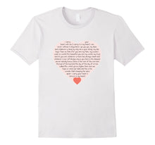 Load image into Gallery viewer, i carry your heart with me poetry quote shirt