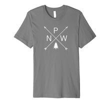Load image into Gallery viewer, PNW Inspired Classy Arrow and Pine Tree Shirt