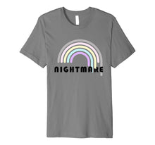 Load image into Gallery viewer, Gothic Bubble Goth Nightmare Cute Pastel Rainbow Shirt