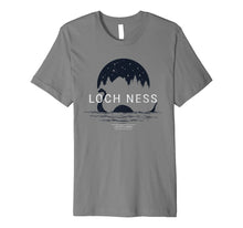 Load image into Gallery viewer, Loch Ness Monster Swimming By Moonlight Premium T-Shirt