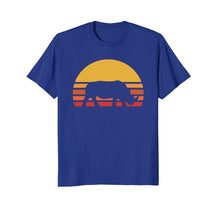 Load image into Gallery viewer, Retro Rhino Silhouette Sun Shirt - Rhinoceros T-Shirt