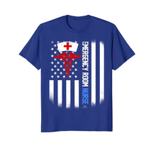 Load image into Gallery viewer, emergency room Nurse Shirt US Flag