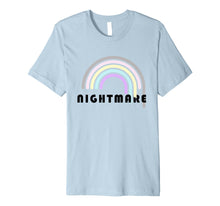 Load image into Gallery viewer, Gothic Bubble Goth Nightmare Cute Pastel Rainbow Shirt