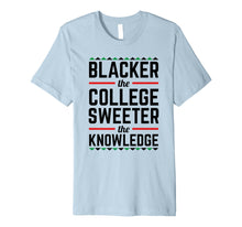 Load image into Gallery viewer, Blacker College Sweeter Knowledge African Premium T-Shirt
