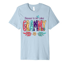 Load image into Gallery viewer, Blessed To Be Called Grammy Flower T-Shirt Funny Grammy Gift Premium T-Shirt