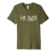 Load image into Gallery viewer, Fck Cancer Shirt Cancer Sucks Tshirt Awareness T-Shirt