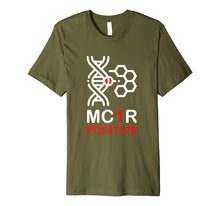 Load image into Gallery viewer, MC1R Positive Funny T-Shirt redhead gift