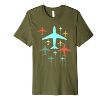 Load image into Gallery viewer, Cute Vintage Airplanes | Fly Airplane Pilot T-Shirt
