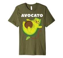 Load image into Gallery viewer, Avocato Cat Avocado Funny Mexican Cinco De Mayo Premium T-Shirt