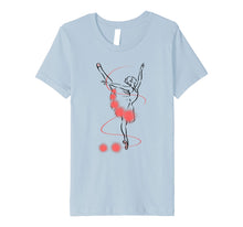 Load image into Gallery viewer, Ballerina T-shirt, Ballet on Pointe Shoes and Sports