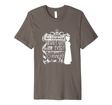 Load image into Gallery viewer, My Courage Always Rises Beautiful Jane Austen Gifts T Shirt