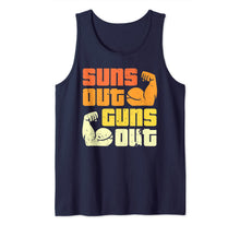 Load image into Gallery viewer, Cali Style Bodybuilding Sun's Out Guns Out Biceps Tank Top