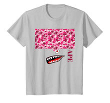Load image into Gallery viewer, ape Camo bathing Tshirt PINK designer adult kids T