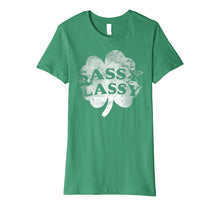 Load image into Gallery viewer, Sassy Lassy T Shirt Funny St. Patrick's Day Shirts Clover