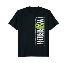 Load image into Gallery viewer, Lymphoma Awareness T Shirt - Lime Green Cancer Ribbon