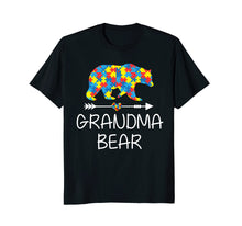 Load image into Gallery viewer, Grandma Bear Autism Awareness Shirt Autism Grandma,Mommy Tee