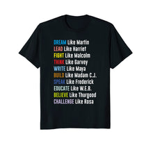 Load image into Gallery viewer, Black Lives Matter Political Panthers History T-Shirt