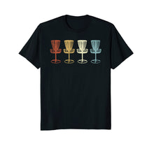 Load image into Gallery viewer, Retro Vintage Disc Golf Baskets T-Shirt Distressed Men Women
