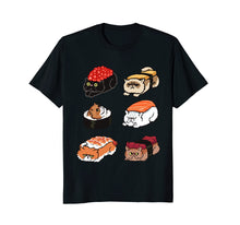 Load image into Gallery viewer, Sushi Persian Cat Funny T- shirt by Huebucket