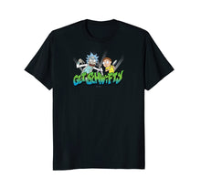 Load image into Gallery viewer, Get Schwifty - Distressed Rick and Morty T-Shirt