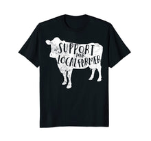 Load image into Gallery viewer, Support Your Local Farmer Shirt Distressed Cow