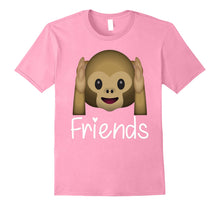 Load image into Gallery viewer, Best Friends Forever T-Shirt For 3 Monkey Emoji #2