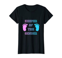 Load image into Gallery viewer, Gender Reveal Shirt - Keeper of the gender - Party Supplies