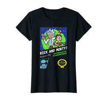 Load image into Gallery viewer, Rick and Morty T-Shirt: 8-Bit Intergalactic Misadventures
