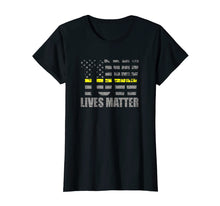 Load image into Gallery viewer, Tow Lives Matter Thin Yellow Line Tow Truck Driver Shirt